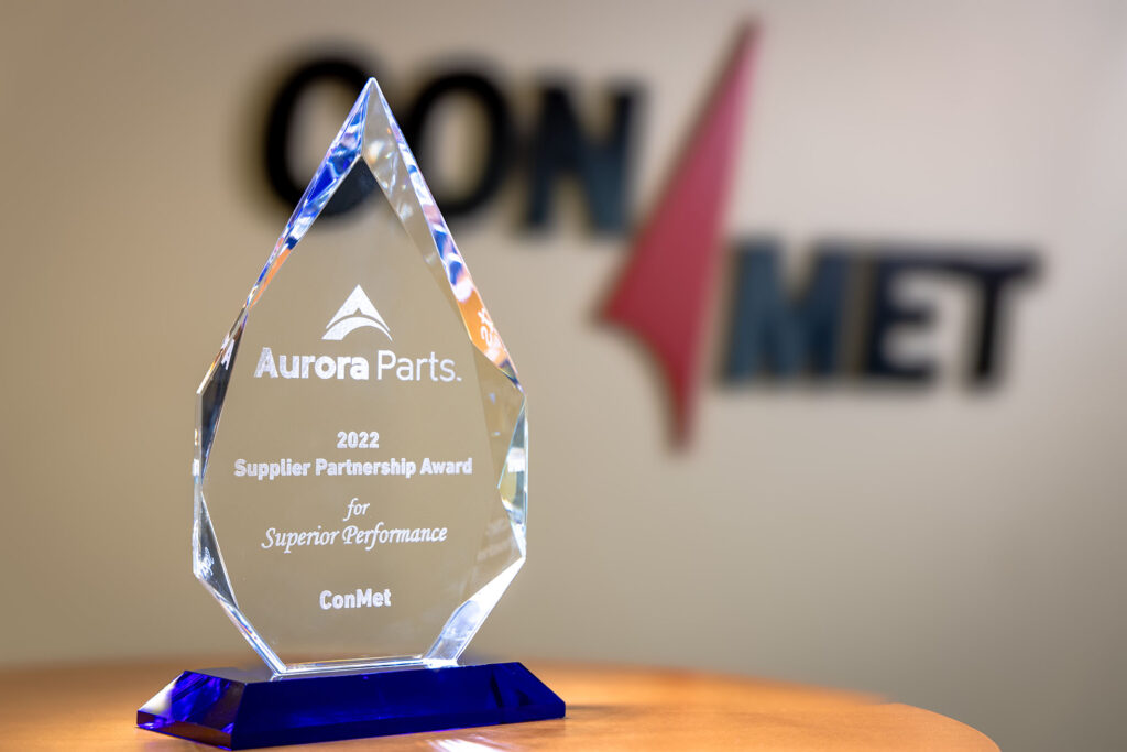ConMet Receives Supplier Award from Aurora Parts Amsted Industries